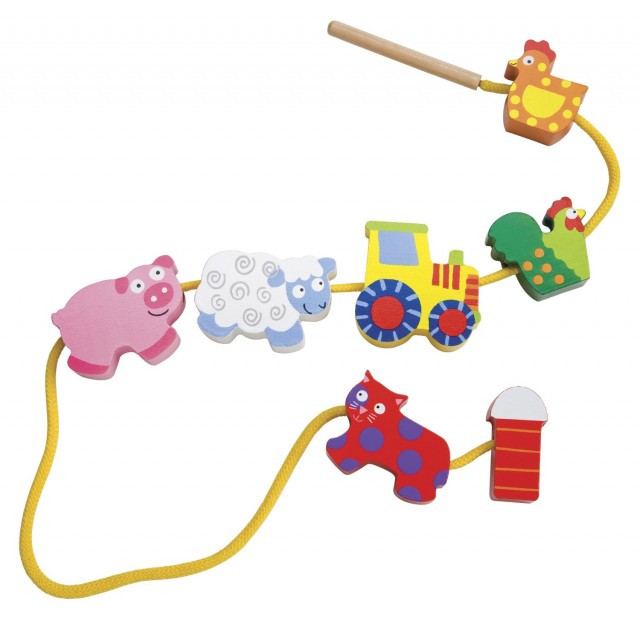 lacing toy farm
