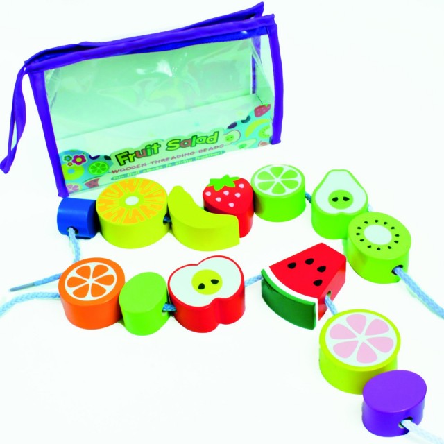 lacing toy fruit salad
