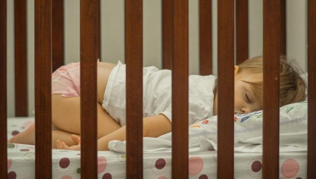 sleeping toddler