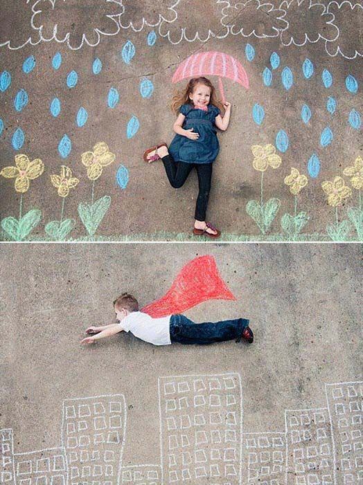 fun with sidewalk chalk 2