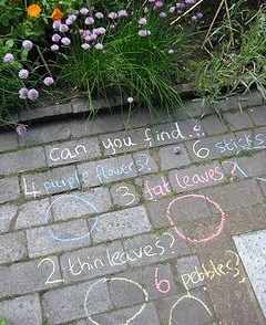 fun with sidewalk chalk 6
