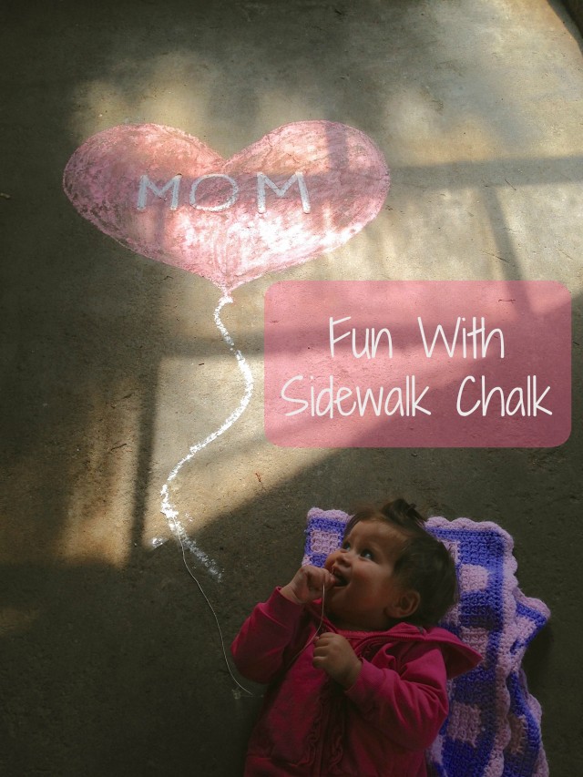 fun with sidewalk chalk