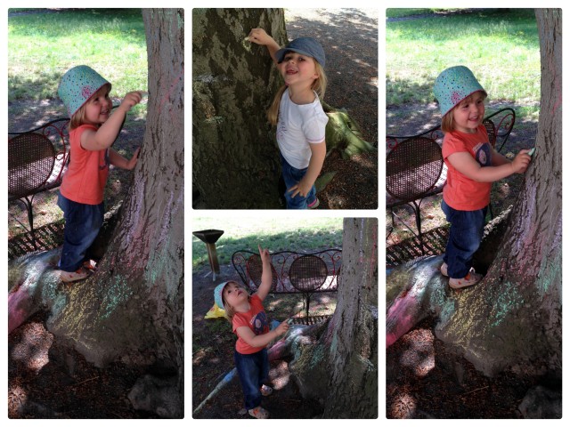 draw_chalk tree_Collage