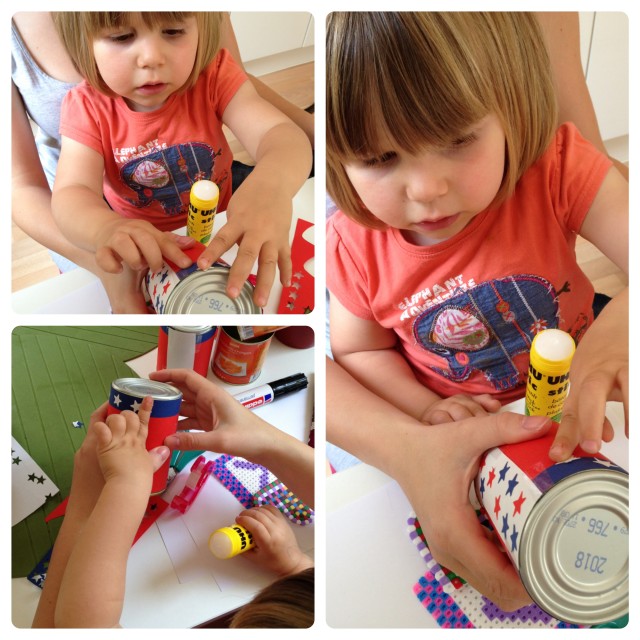 tin can glue stars_Collage