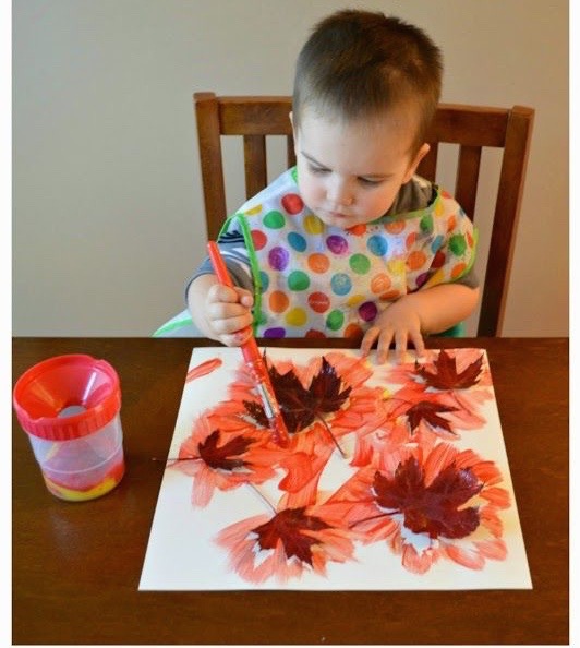 leaf painting