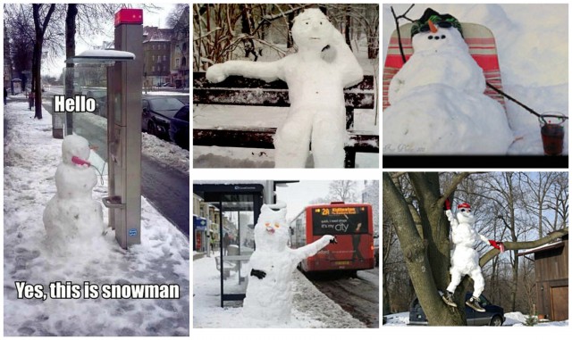 snowmen doing life
