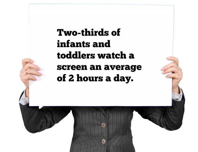 infants and toddlers watch tv