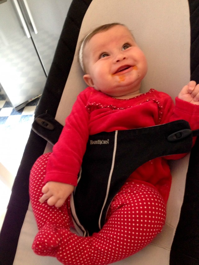 baby eating first time