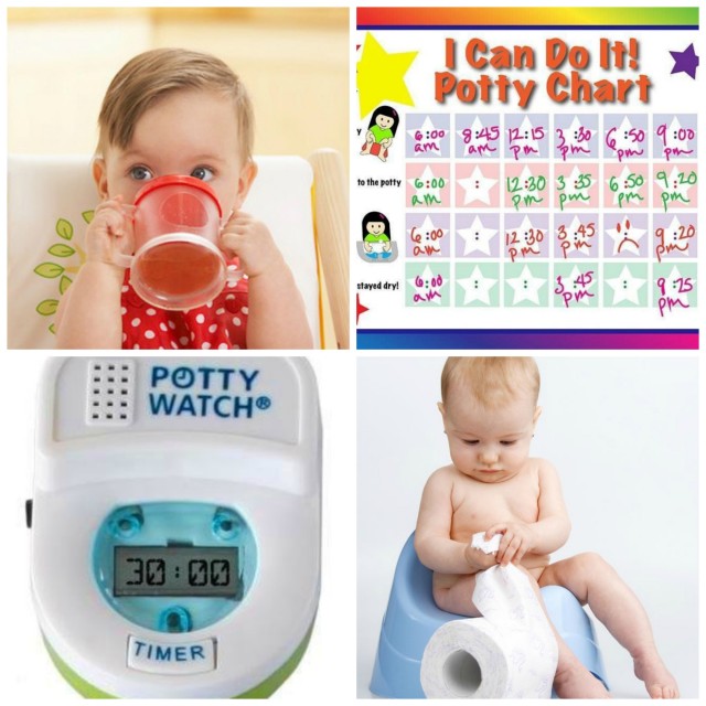 during potty training