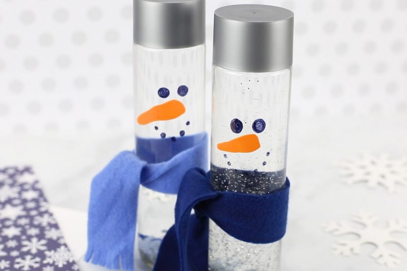 Snowmen Sensory Bottle For Kids